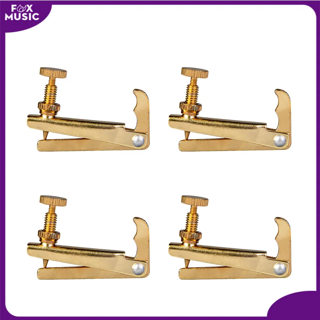 4PCS Viola Fine Tuners 15" 16" Viola Part String Adjusters Tailpiece Tuners String Loop Hooks Replacement Parts For Violas G/S/B
4PCS Viola Fine Tuners 15" 16" Viola Part String Adjusters Tailpiece Tuners String Loop Hooks Replacement Parts For Violas G/S/B