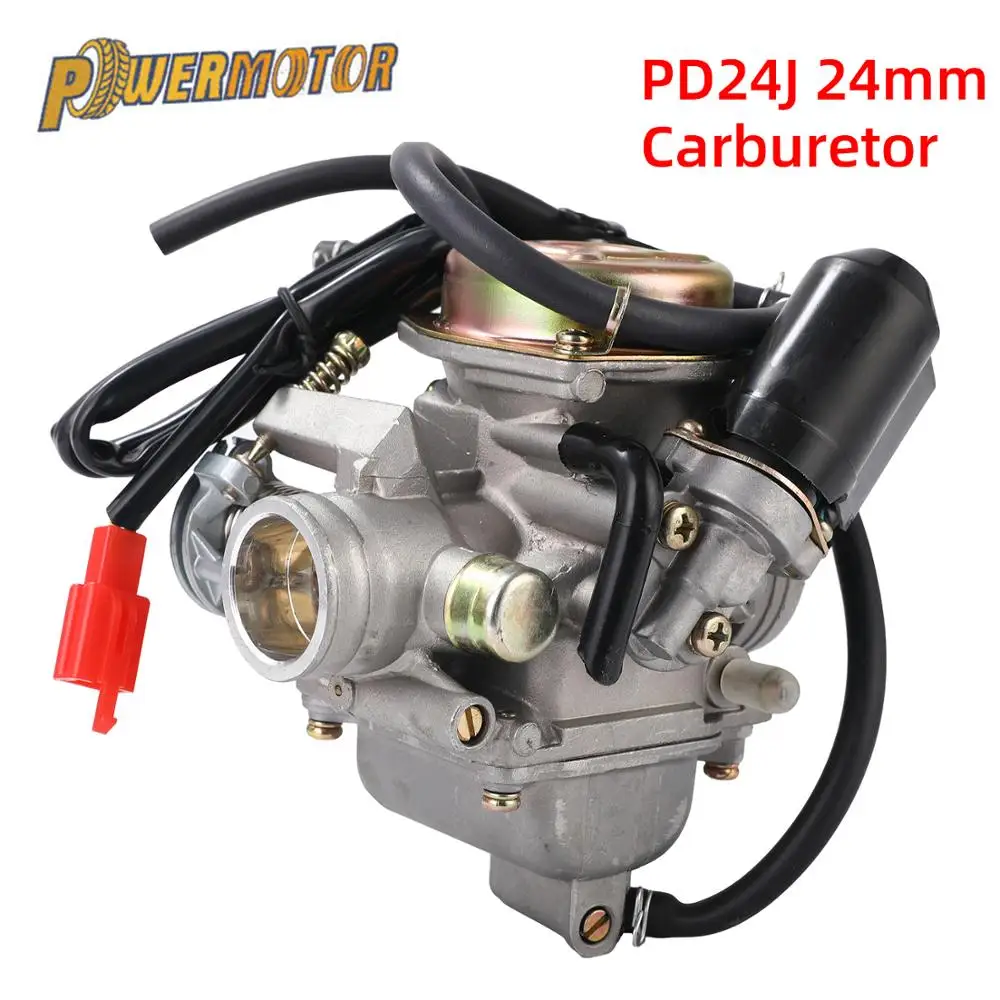 

24 мм карбюратор мотоцикла PD24J GY6 125cc 150cc двигатель топливная система карб ATV карт скутер Power Jet мотокросс части карбюраторы