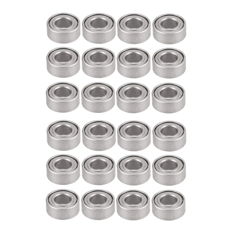 

24PCS Steel Bearing 3X6x2mm For WPL C14 C24 C34 C44 MN D90 MN-90 MN99S RC Car Spare Parts Upgrade Accessories