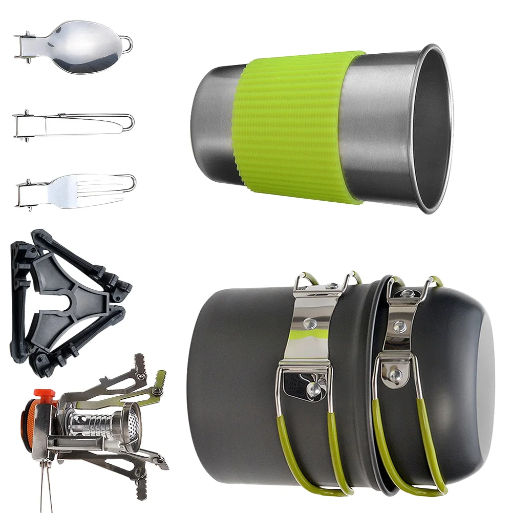 Gas Furnace Cover Pot Set Outdoor Camping Hiking Cup Cutlery Set Hiking Cookware Supplies Cooking Equipment for Friends Family
Gas Furnace Cover Pot Set Outdoor Camping Hiking Cup Cutlery Set Hiking Cookware Supplies Cooking Equipment for Friends Family