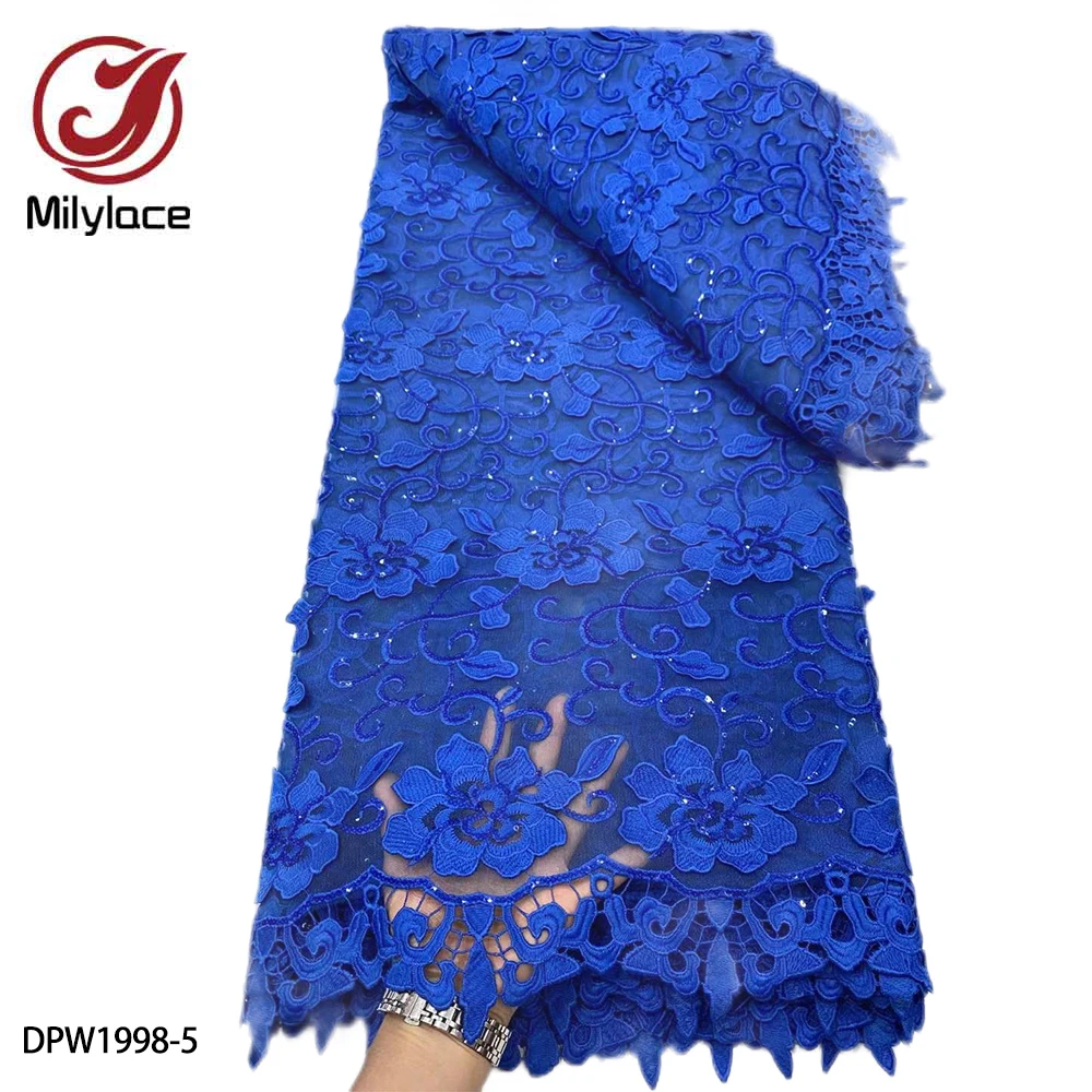 Hot Sale Nigerian Lace Fabric 2020 High Quality Lace Embroidered Sequins African Fabric Lace Fabric 5 Yards DPW1998
Hot Sale Nigerian Lace Fabric 2020 High Quality Lace Embroidered Sequins African Fabric Lace Fabric 5 Yards DPW1998