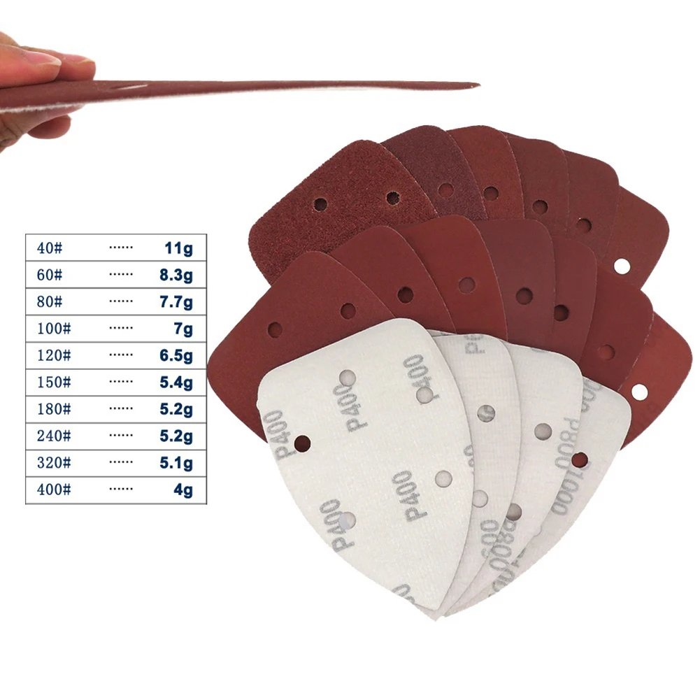 Flocking Sandpaper For wood Polishing Disc Pre-punched Sand Discs Triangle 10PCS 14cm× 9cm 5 holes Alumina Durable
Flocking Sandpaper For wood Polishing Disc Pre-punched Sand Discs Triangle 10PCS 14cm× 9cm 5 holes Alumina Durable