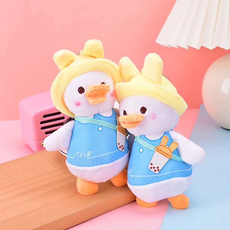 1PC 11CM New Cartoon Cute Style Milk Tea Duckling Plush Toy Children's Backpack Keychain Pendant Birthday Gift
1PC 11CM New Cartoon Cute Style Milk Tea Duckling Plush Toy Children's Backpack Keychain Pendant Birthday Gift