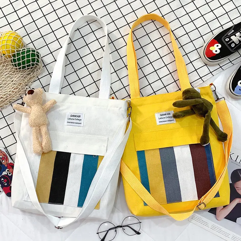 Fashion Messenger Bag Large Capacity Canvas Tote Bag Student Shoulder Bag Casual Large Shopping Bag School Bag Bags for Women
Fashion Messenger Bag Large Capacity Canvas Tote Bag Student Shoulder Bag Casual Large Shopping Bag School Bag Bags for Women