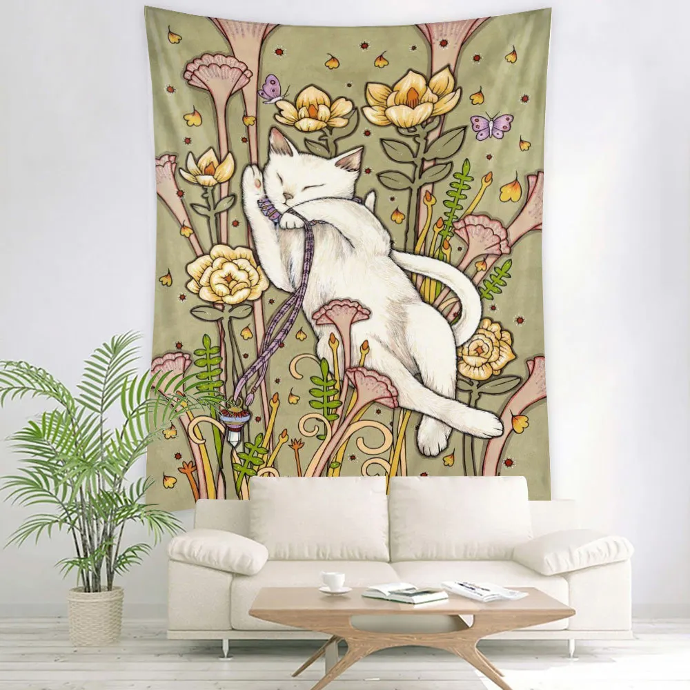 Tarot Cat Tapestry Wall Hanging Sun Moon Eternal Heart Tapiz Art Room Decor Bedroom Decoration Home Aesthetic Kawaii Tapiz Pared
Tarot Cat Tapestry Wall Hanging Sun Moon Eternal Heart Tapiz Art Room Decor Bedroom Decoration Home Aesthetic Kawaii Tapiz Pared