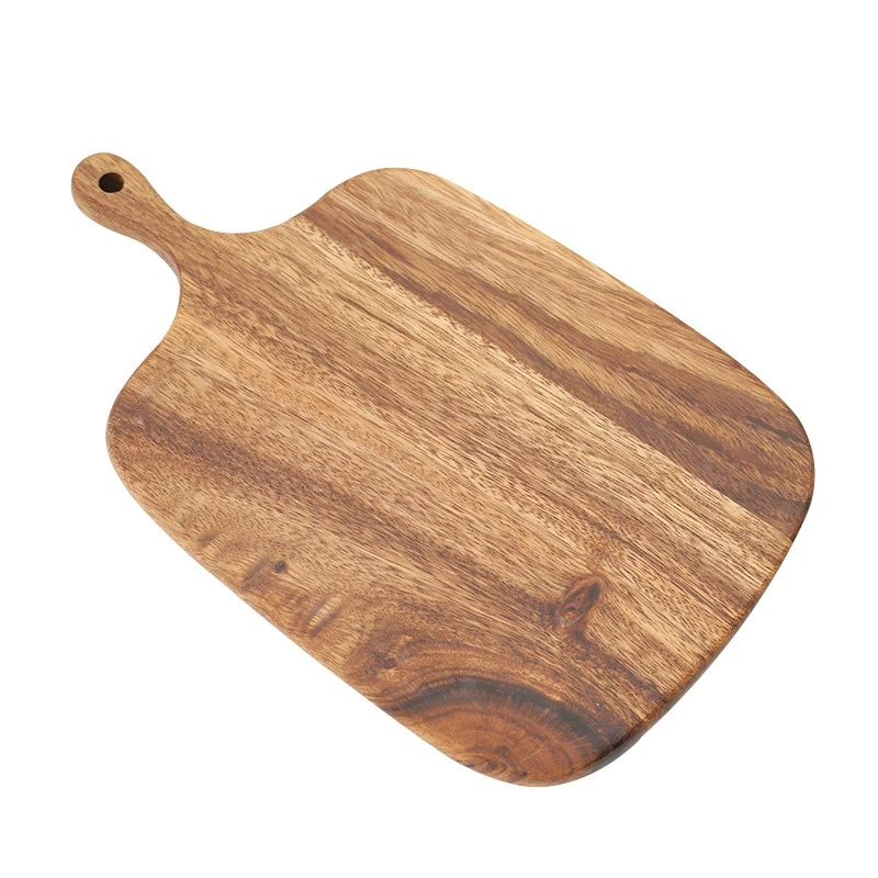 Wooden Cutting Board with Handle High Quality Wooden Serving Cheese Board for Cheese Bread Sandwiches Appetizers
Wooden Cutting Board with Handle High Quality Wooden Serving Cheese Board for Cheese Bread Sandwiches Appetizers