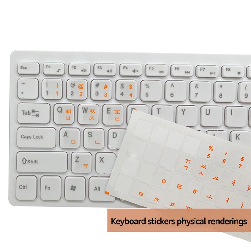 PVC Keyboard Stickers Wear-resistant Transparent Self-adhesive Keyboard Stickers Letter Korean Replacement For Laptop PC
PVC Keyboard Stickers Wear-resistant Transparent Self-adhesive Keyboard Stickers Letter Korean Replacement For Laptop PC