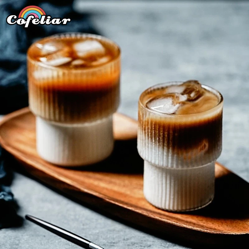 Ribbed Glass Coffee Cup High Borosilicate Latte Water Drinkware Juice Wine Tequila Whiskey Set Fashion Mug Shot Drinking
Ribbed Glass Coffee Cup High Borosilicate Latte Water Drinkware Juice Wine Tequila Whiskey Set Fashion Mug Shot Drinking