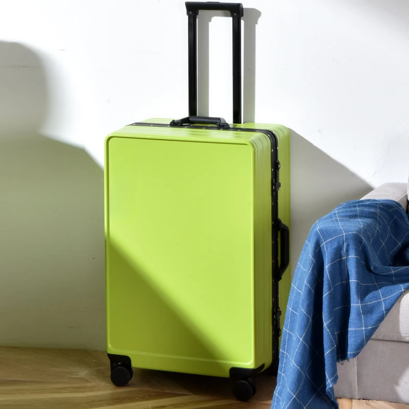 Large Capacity Luggage Aluminum Frame Universal Wheel Suitcase 20 Boarding Leather Suitcase Boys Password Trolley Case Female
Large Capacity Luggage Aluminum Frame Universal Wheel Suitcase 20 Boarding Leather Suitcase Boys Password Trolley Case Female