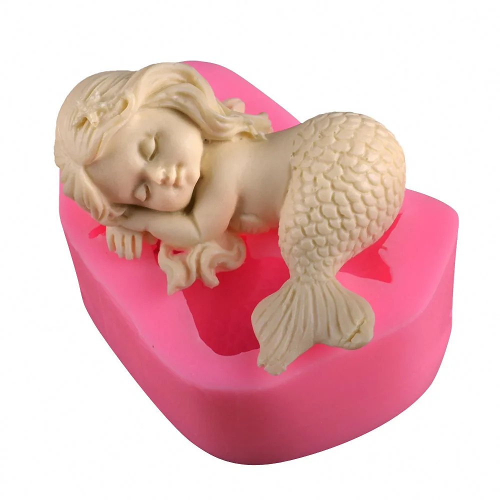 Creative Sleeping Mermaid Silicone Fondant Cake Mold DIY Baking Cookie Mould Pastry Cake Decorating Tool Kitchen Supplies
Creative Sleeping Mermaid Silicone Fondant Cake Mold DIY Baking Cookie Mould Pastry Cake Decorating Tool Kitchen Supplies