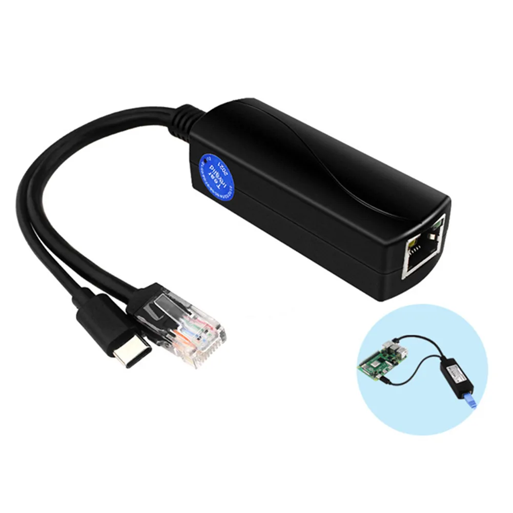 DC 5V 10/100/1000Mbps Transfer Rate Active PoE Splitter Power Over Ethernet Gigabit For Raspberry Pi 4 4B
DC 5V 10/100/1000Mbps Transfer Rate Active PoE Splitter Power Over Ethernet Gigabit For Raspberry Pi 4 4B