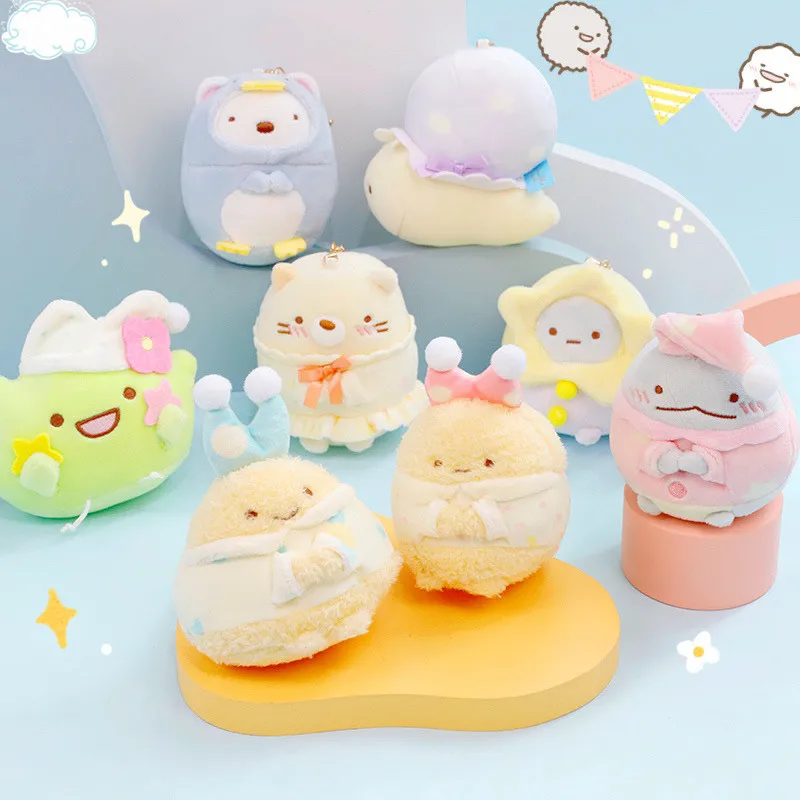 Kawaii Japan Sumikko Gurashi Plush Toys Cartoon Plush Doll Cute San-X Corner Bio Bag Pendant Keychain Couple Small Pendant Gifts
Kawaii Japan Sumikko Gurashi Plush Toys Cartoon Plush Doll Cute San-X Corner Bio Bag Pendant Keychain Couple Small Pendant Gifts