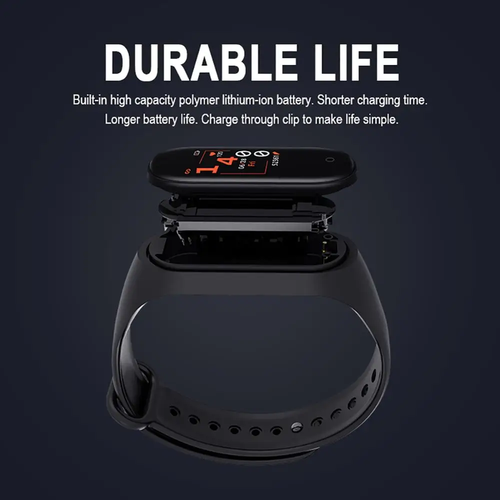 M4 смарт-браслет для Xiaomi Huawei мужские женские спортивные часы reloj inteligente mujer Step Count
