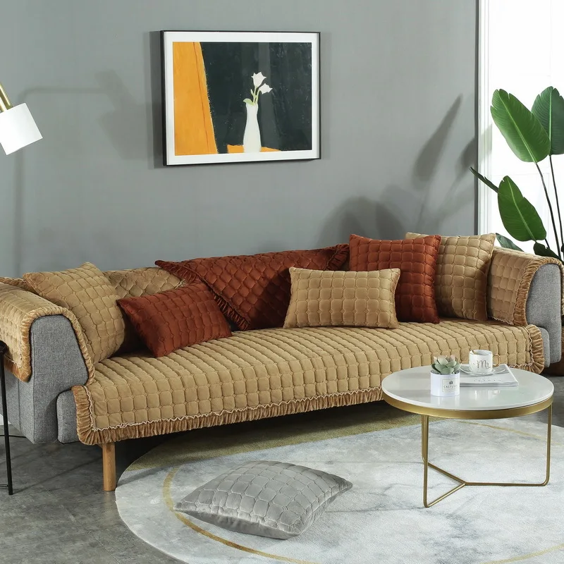 Nordic Thick Plush Sofa Cover Super Soft Solid Color Plaid Anti-slip Sofa Towel for Living room Furniture Protector Couch Covers
Nordic Thick Plush Sofa Cover Super Soft Solid Color Plaid Anti-slip Sofa Towel for Living room Furniture Protector Couch Covers
