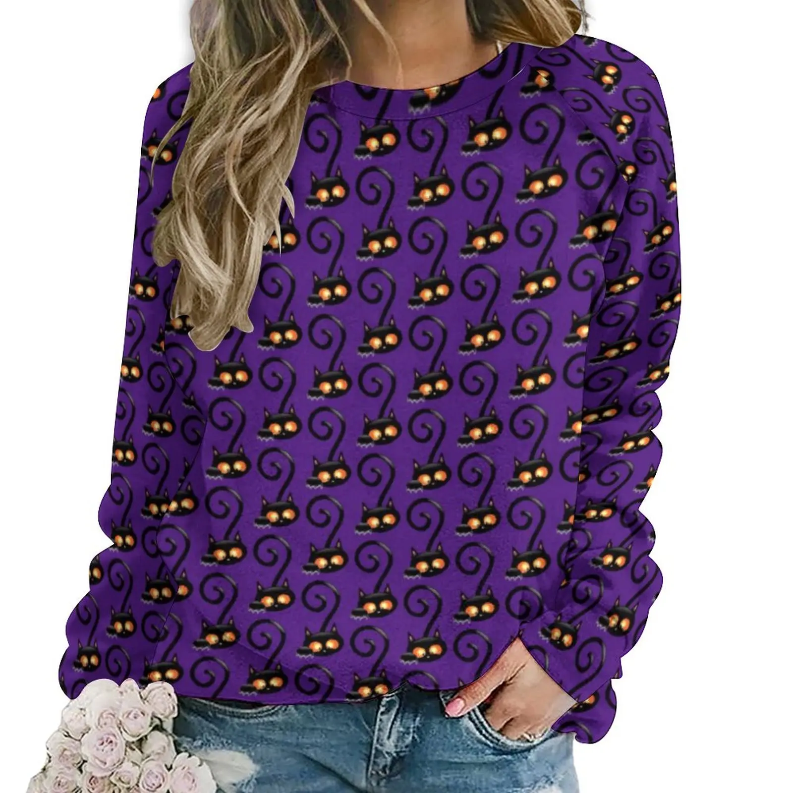 Spooky Black Cat Hoodies Women Happy Halloween Hip Hop Casual Hoodie Autumn Long Sleeve Kawaii Graphic Clothing Big Size 2XL 3XL
Spooky Black Cat Hoodies Women Happy Halloween Hip Hop Casual Hoodie Autumn Long Sleeve Kawaii Graphic Clothing Big Size 2XL 3XL
