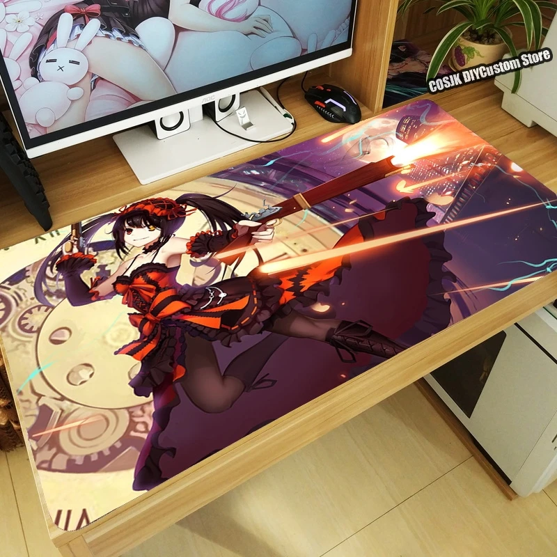 New Anime Date A Live Tokisaki Kurumi Mouse Pad Large Non-slip Keyboard Desk Mat Computer Thicken Mousepad Gaming Accessories 
New Anime Date A Live Tokisaki Kurumi Mouse Pad Large Non-slip Keyboard Desk Mat Computer Thicken Mousepad Gaming Accessories