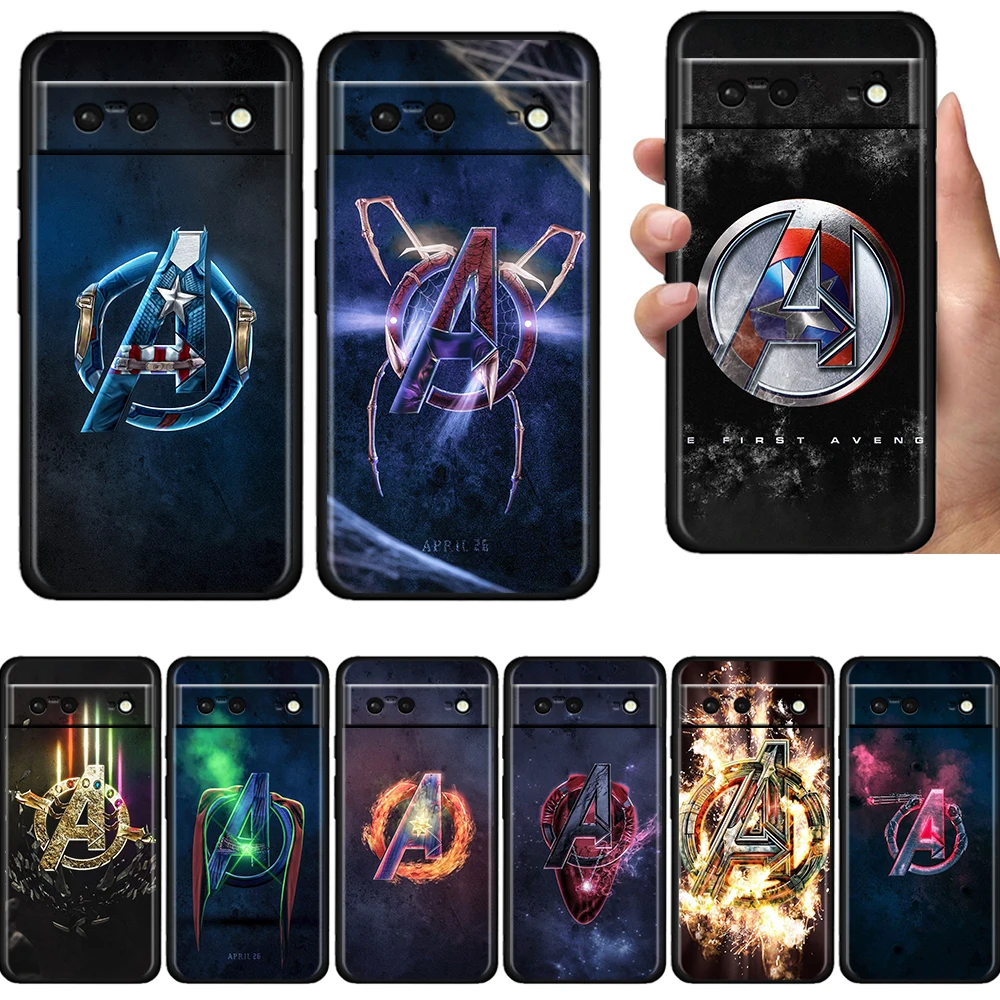 Marvel Avengers logo Shockproof Case for Google Pixel 7 6 Pro 6a 5 5a 4 4a XL 5G Silicone Black Phone Cover
Marvel Avengers logo Shockproof Case for Google Pixel 7 6 Pro 6a 5 5a 4 4a XL 5G Silicone Black Phone Cover