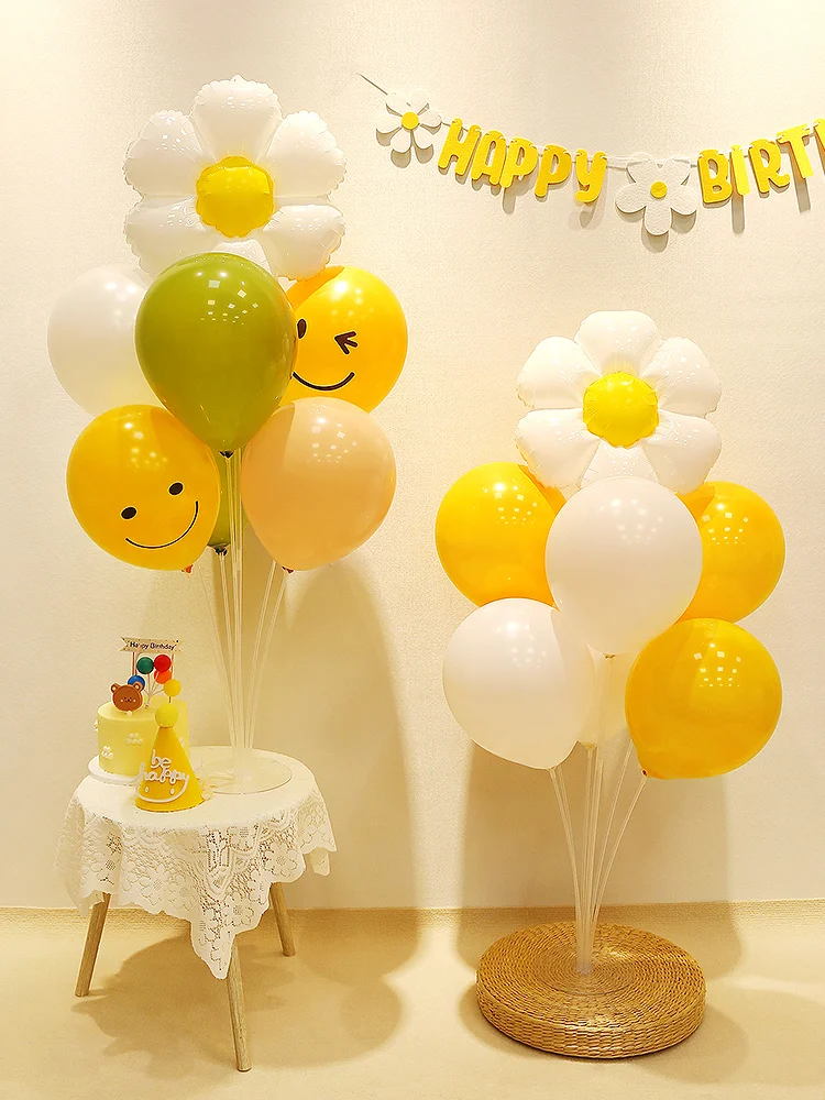 Small daisy theme balloon picnic props baby birthday party decoration desktop ornaments scene layout decorations number balloon
Small daisy theme balloon picnic props baby birthday party decoration desktop ornaments scene layout decorations number balloon