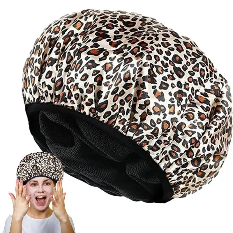 Женская шапочка унисекс, эластичная многоразовая шапка для душа, двухслойная, с резинкой, головной убор для душа, головной убор
Женская шапочка унисекс, эластичная многоразовая шапка для душа, двухслойная, с резинкой, головной убор для душа, головной убор