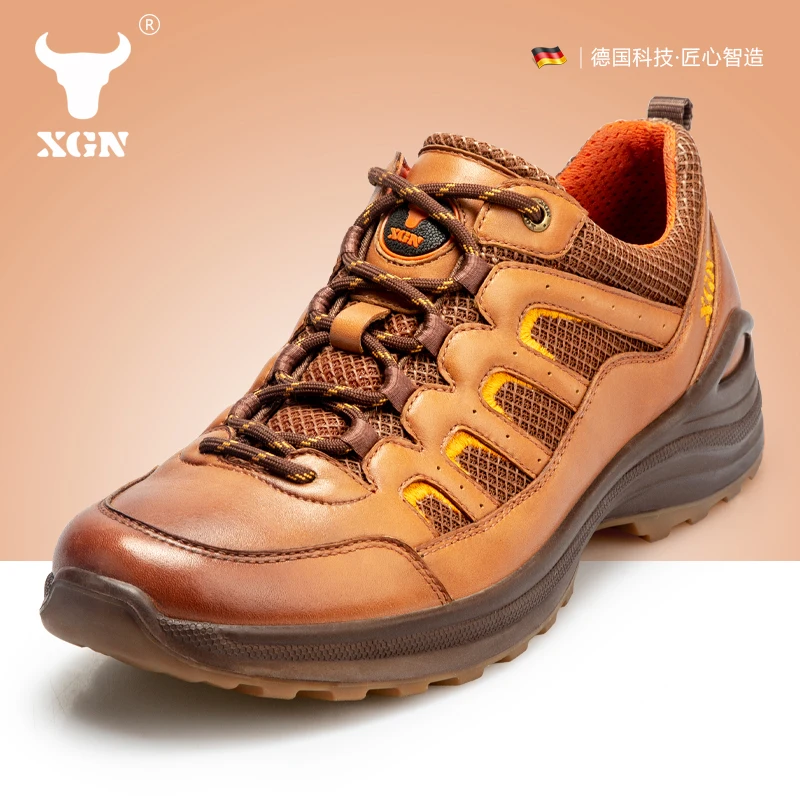 XGN Cowhide Hiking shoes Men waterproof hunting Boots Tactical Desert Combat Ankle Boots women ankle casual trekking Sneakers
XGN Cowhide Hiking shoes Men waterproof hunting Boots Tactical Desert Combat Ankle Boots women ankle casual trekking Sneakers