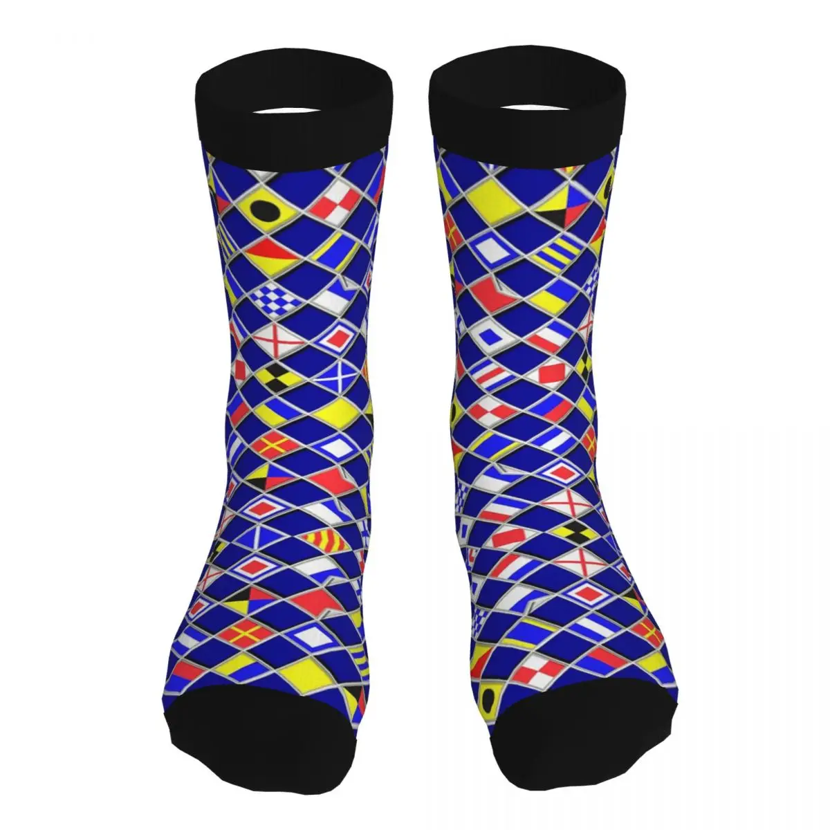 Checkered Nautical Signal Flags Socks Men's 5% Spandex Cool Middle Tube Socks Winter Countries Map Printed
Checkered Nautical Signal Flags Socks Men's 5% Spandex Cool Middle Tube Socks Winter Countries Map Printed