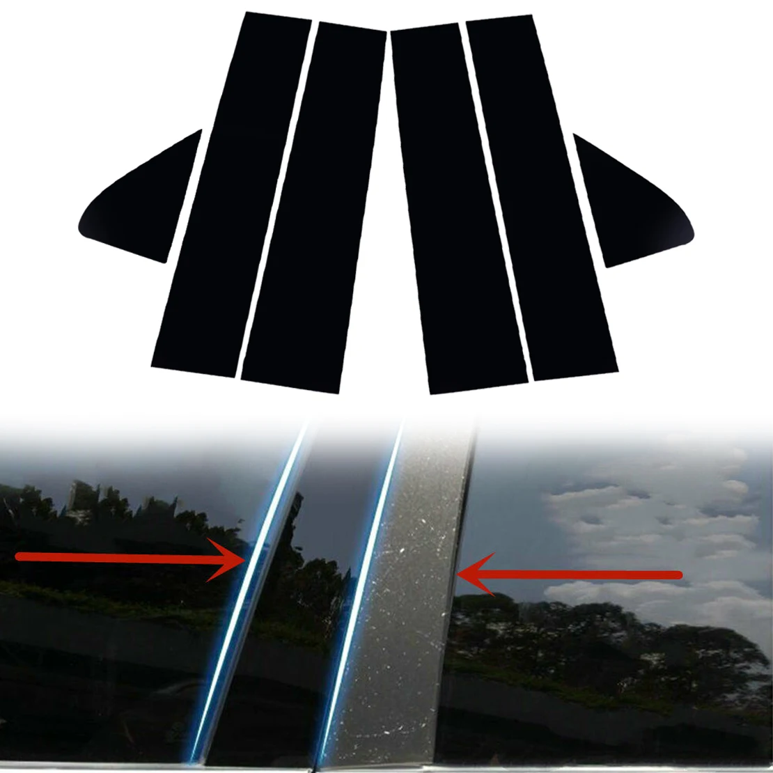 Car Exterior Left Right B Pillar Trim Door Window Post Decal Set Fit for Chevrolet Silverado GMC Sierra 1500 Crew Cab 2022-2019
Car Exterior Left Right B Pillar Trim Door Window Post Decal Set Fit for Chevrolet Silverado GMC Sierra 1500 Crew Cab 2022-2019