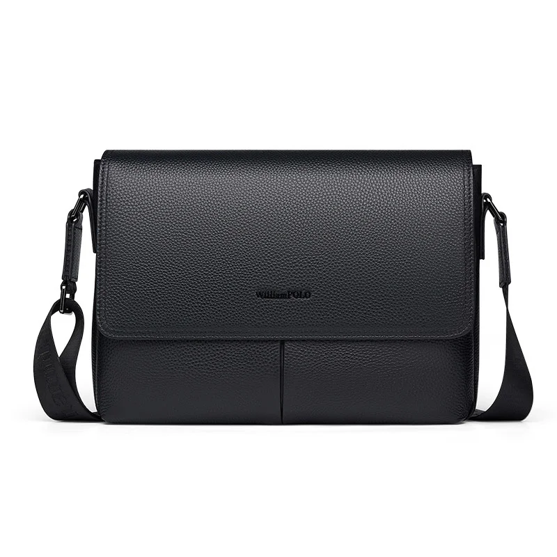 Men's WILLIAMPOLO Crossbody Bag Genuine Leather Solid Soft Black Fashion Design Shoulder PL223232
Men's WILLIAMPOLO Crossbody Bag Genuine Leather Solid Soft Black Fashion Design Shoulder PL223232