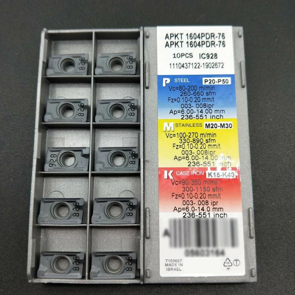 10pcs APKT1604PDR-76 IC928 Blade CNC Turning Tools Carbide Blade Insert 85 Degree Nose Angle TiC Coating
10pcs APKT1604PDR-76 IC928 Blade CNC Turning Tools Carbide Blade Insert 85 Degree Nose Angle TiC Coating