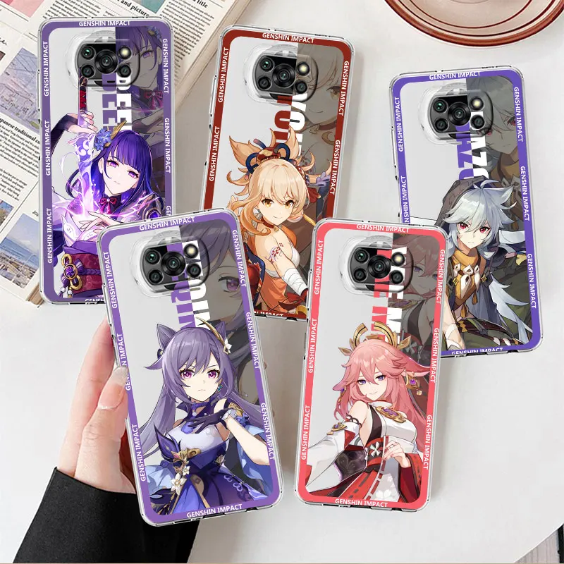 Clear Case For Xiaomi Mi Poco X3 NFC M3 F3 11 Lite 11T 10T Pro 5G 12 9T Note 10 Lite Soft Phone Cover Genshin Impact Game
Clear Case For Xiaomi Mi Poco X3 NFC M3 F3 11 Lite 11T 10T Pro 5G 12 9T Note 10 Lite Soft Phone Cover Genshin Impact Game