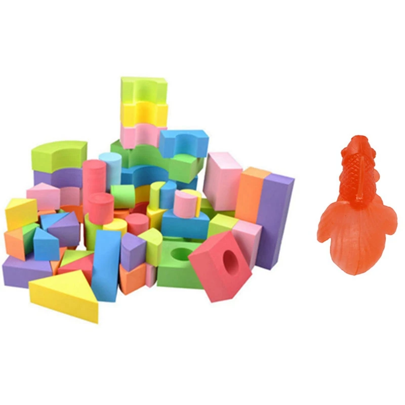 1 Set Gold Fish Baby Bath Toys Swimming Beach Toys & 1 Set Eva Foam Blocks Educational Kids Toys
1 Set Gold Fish Baby Bath Toys Swimming Beach Toys & 1 Set Eva Foam Blocks Educational Kids Toys