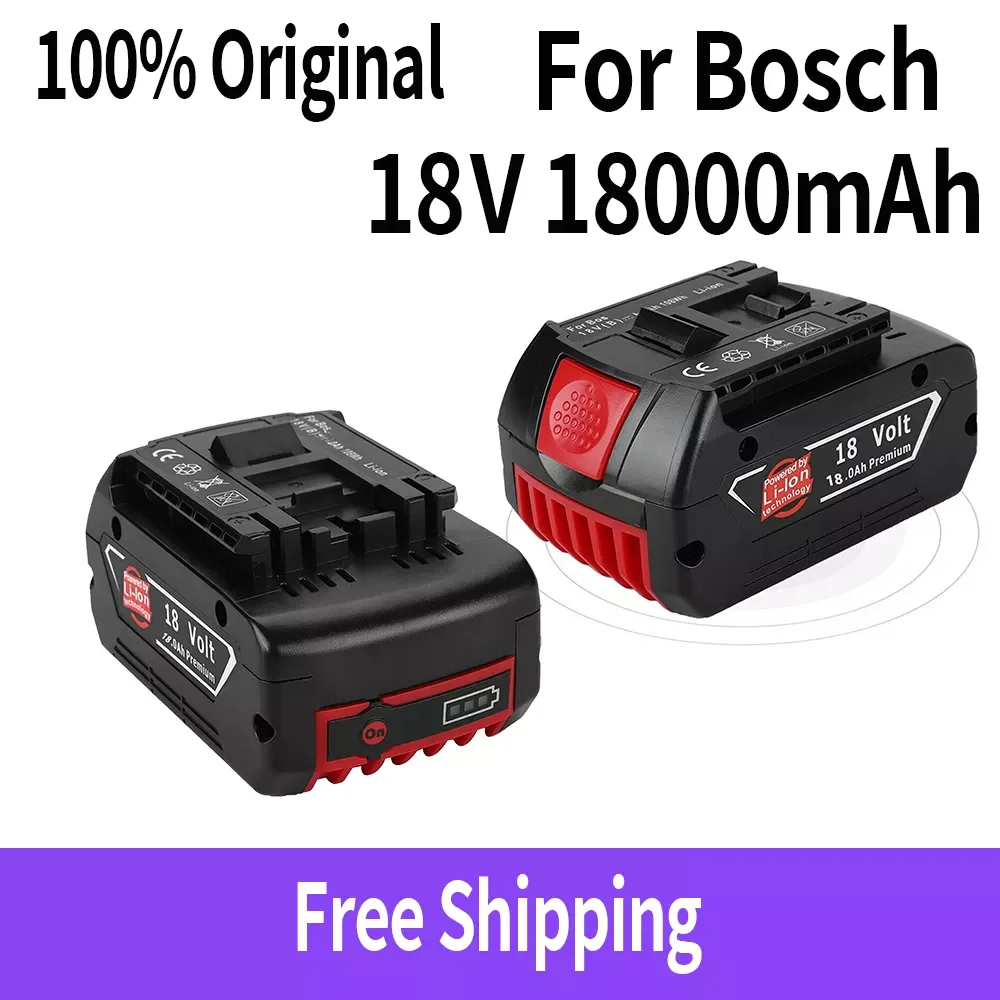 2023New For 18V Bosch 18000mAh Rechargeable Power Tools Battery with LED Li-ion Replacement BAT609, BAT609G, BAT618, BAT618G, BA
2023New For 18V Bosch 18000mAh Rechargeable Power Tools Battery with LED Li-ion Replacement BAT609, BAT609G, BAT618, BAT618G, BA