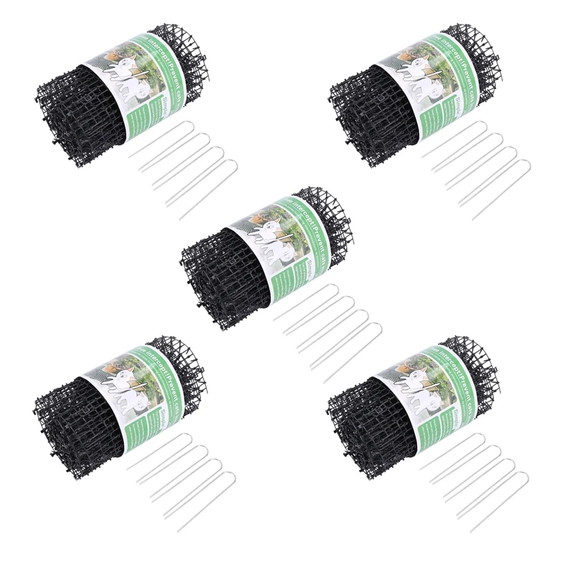 5X Garden Cat Scat Mat - Cats And Dogs Repellent Mat Plastic Spike-Keeping Cats And Dogs From Digging
5X Garden Cat Scat Mat - Cats And Dogs Repellent Mat Plastic Spike-Keeping Cats And Dogs From Digging