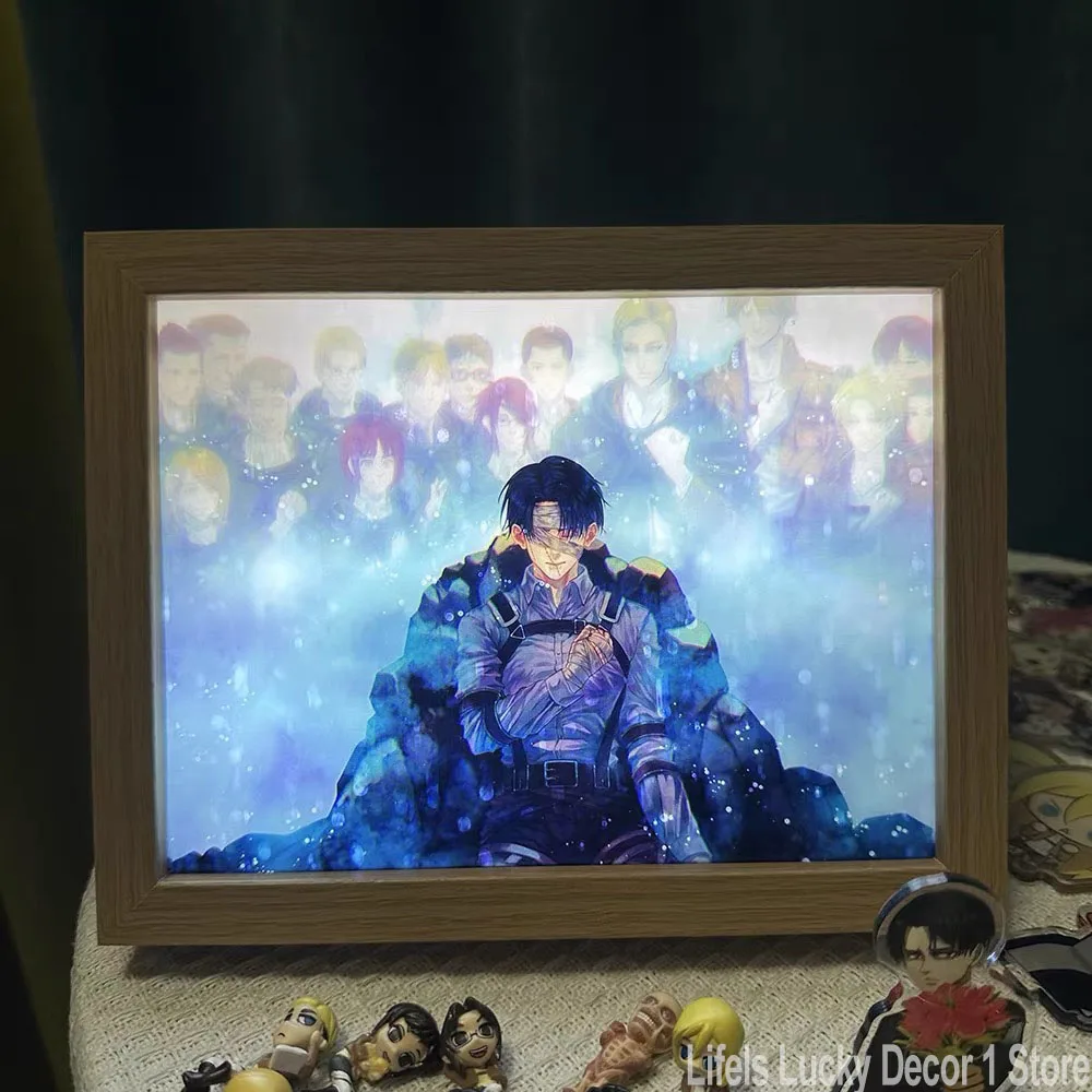Anime Light Painting Attack On Titan Soldier Commander Eren Levi·Ackerman Photo Frame Led Night Light Bedroom Home Decor Gifts
Anime Light Painting Attack On Titan Soldier Commander Eren Levi·Ackerman Photo Frame Led Night Light Bedroom Home Decor Gifts