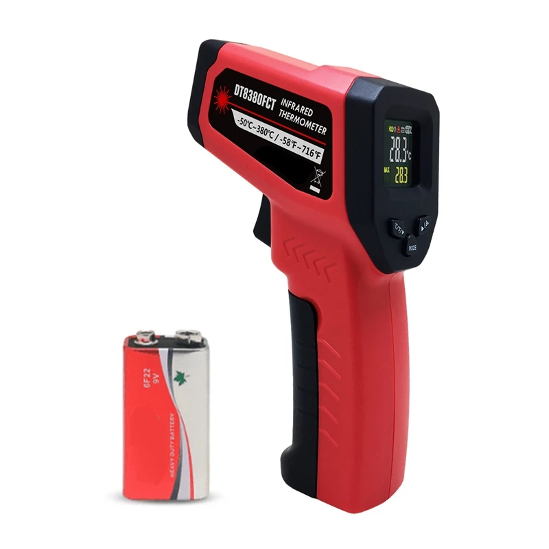 Infrared Thermometer Non-Contact Temperature Checker With LCD Display For Cooking Freezer Industry (Not For Human)
Infrared Thermometer Non-Contact Temperature Checker With LCD Display For Cooking Freezer Industry (Not For Human)