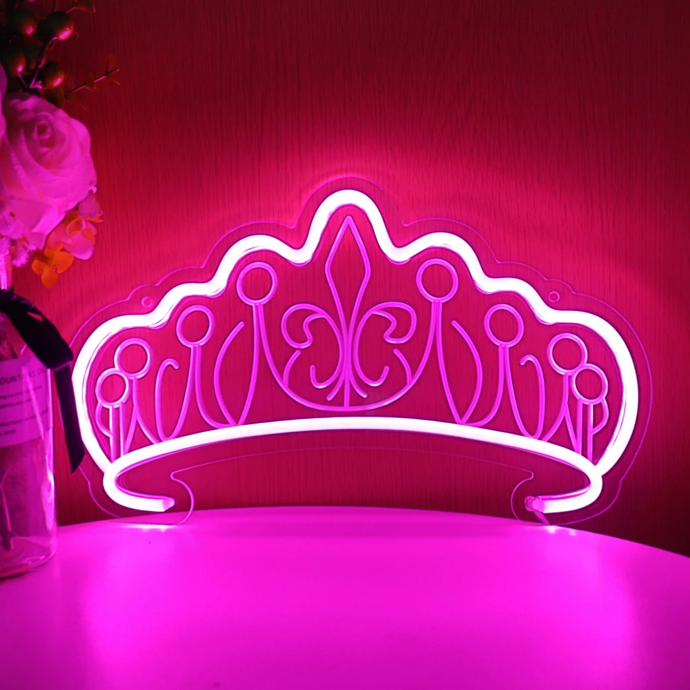 TONGER Crown Shape LED Wall Neon Sign Light Lamp For Kids Room Party Wedding Decoration
TONGER Crown Shape LED Wall Neon Sign Light Lamp For Kids Room Party Wedding Decoration