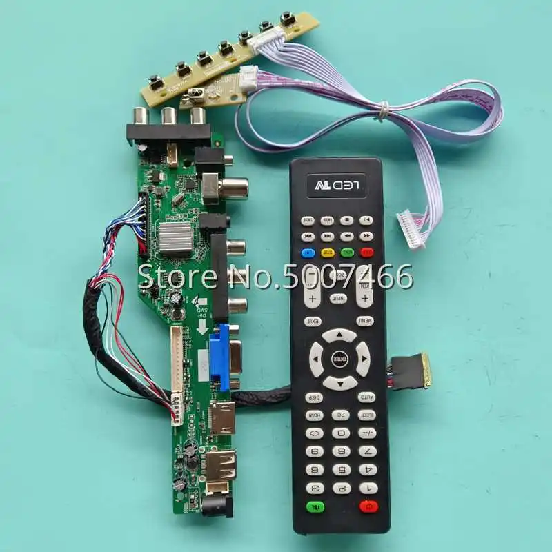 For LTM184HL01-C01/M01 LVDS 40-Pin VGA USB AV TV 3663 DVB Digital Universal 1920*1080 Panel LCD Controller Board DIY Kit
For LTM184HL01-C01/M01 LVDS 40-Pin VGA USB AV TV 3663 DVB Digital Universal 1920*1080 Panel LCD Controller Board DIY Kit