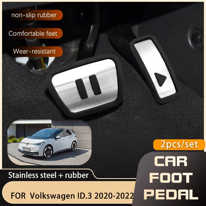 2PCS Car Foot Pedals for Volkswagen VW ID.3 ID3 2020 2021 2022 Accelerator Brake Styling Accessories No Drilling Non Slip Pedal
2PCS Car Foot Pedals for Volkswagen VW ID.3 ID3 2020 2021 2022 Accelerator Brake Styling Accessories No Drilling Non Slip Pedal