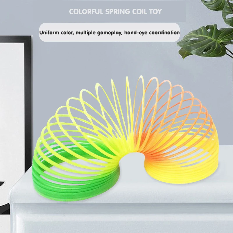 2022 NewKids Creative Magical Toys Folding Rainbow Circle Funny Toys Circle Classic Springs Toy Outdoor Sports Game Elastic Toy
2022 NewKids Creative Magical Toys Folding Rainbow Circle Funny Toys Circle Classic Springs Toy Outdoor Sports Game Elastic Toy