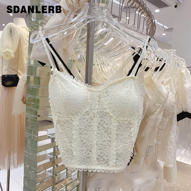 Beauty Back Summer French Lace Embroidered Crop Tops Fishbone Waist Sexy Short Slim-Fitting Suspenders Bottoming Vest
Beauty Back Summer French Lace Embroidered Crop Tops Fishbone Waist Sexy Short Slim-Fitting Suspenders Bottoming Vest