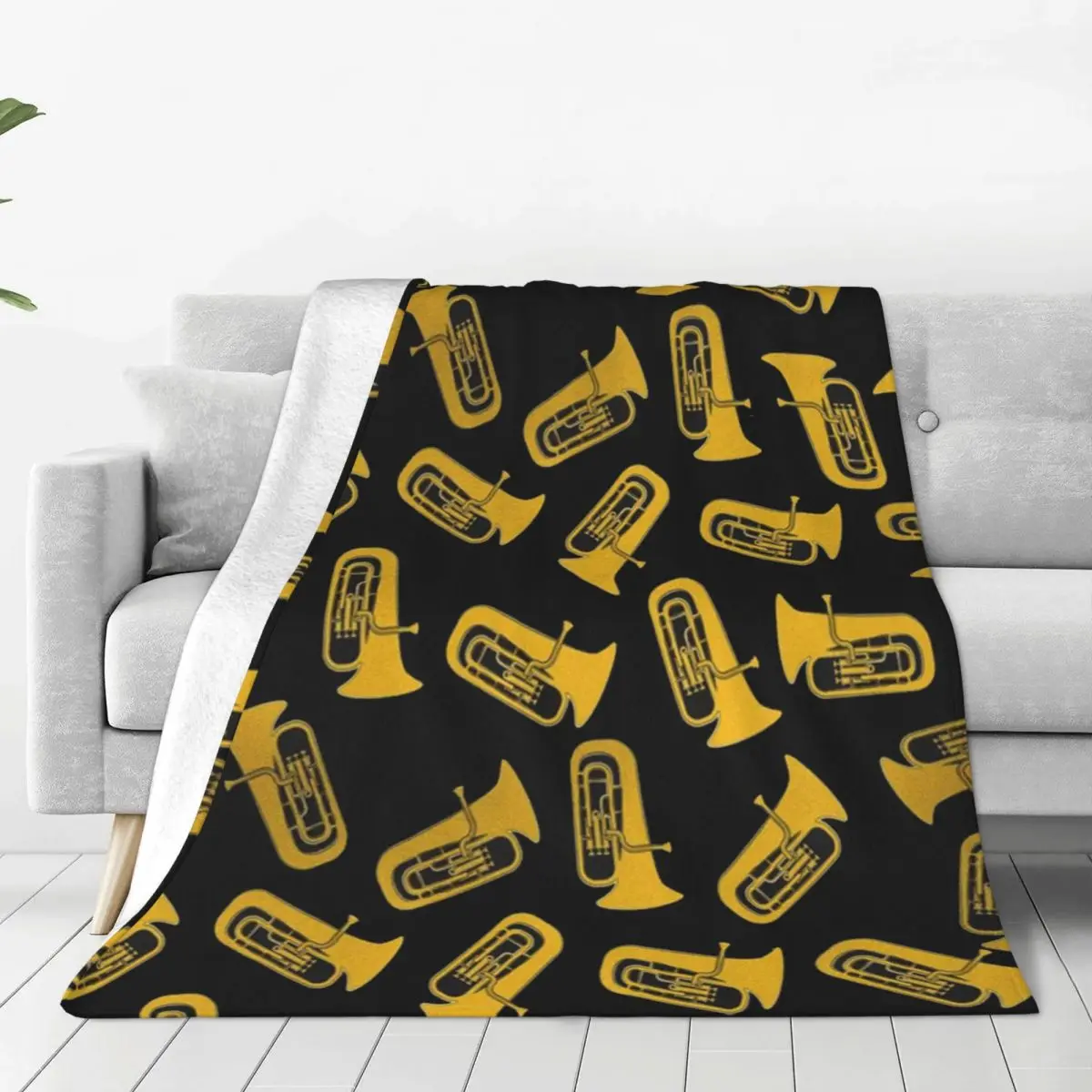 Isolated Tuba Musical Instrument Soft Fleece Throw Blanket Warm and Cozy Comfy Microfiber Blanket for Couch Sofa Bed 40"x30"
Isolated Tuba Musical Instrument Soft Fleece Throw Blanket Warm and Cozy Comfy Microfiber Blanket for Couch Sofa Bed 40"x30"