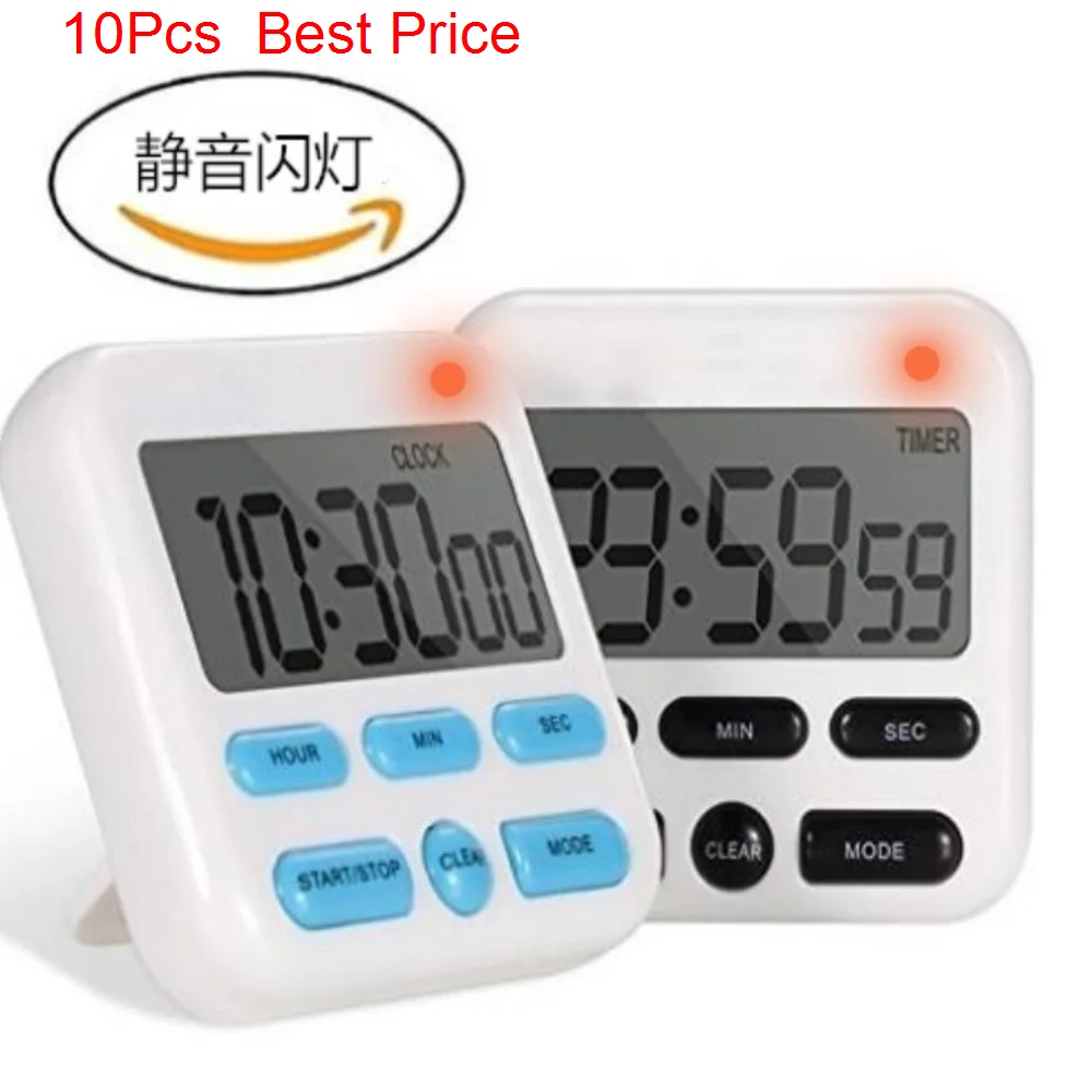 10Pcs/lot Beauty Timer Kitchen Reminder Flash Timer Alarm Clock Timer Electronic Timer
10Pcs/lot Beauty Timer Kitchen Reminder Flash Timer Alarm Clock Timer Electronic Timer