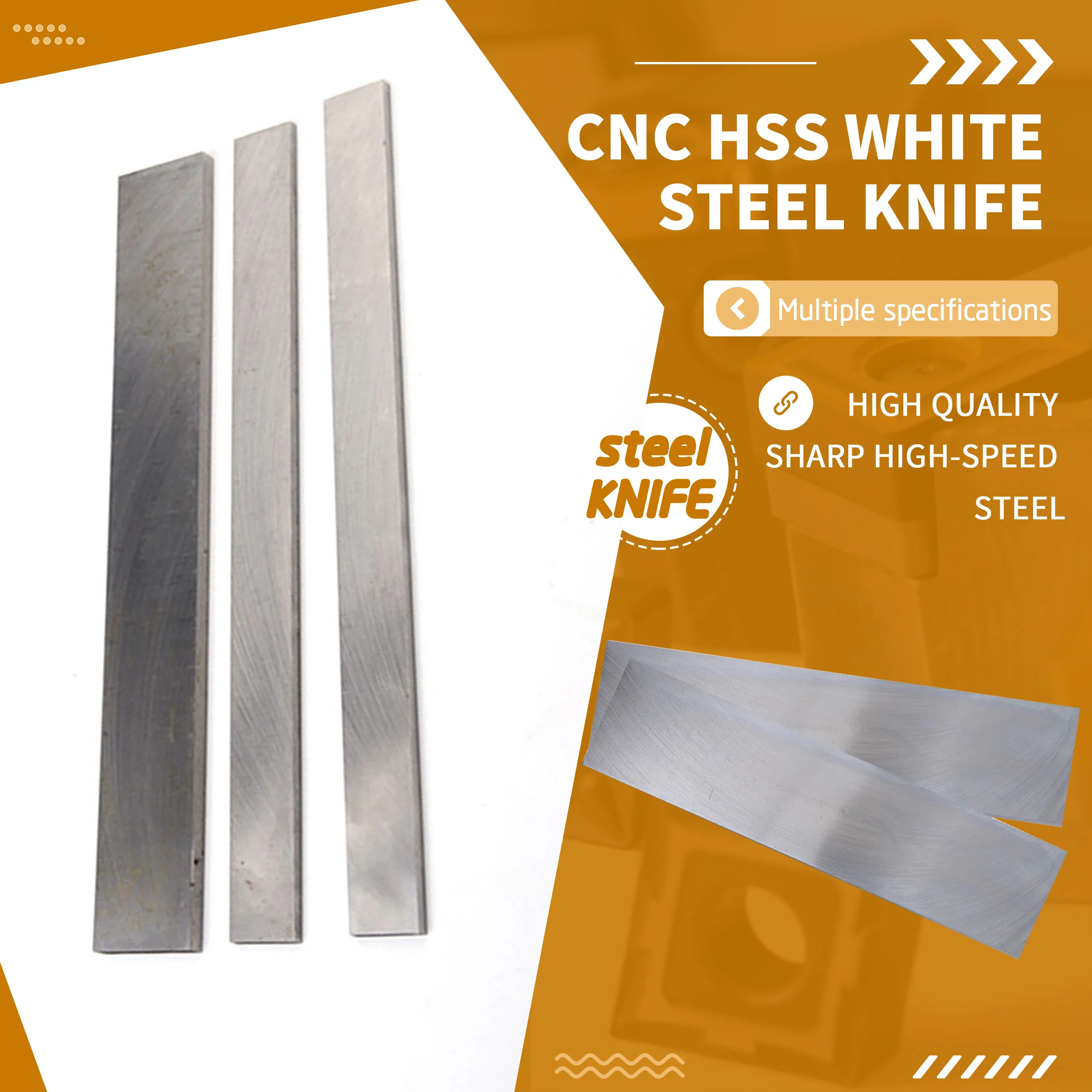 HSS 25x80x300mm 25mm White Steel Knife High Speed Steel Knive Tools Raw Materials Knife Embryo DIY Carving Wide Steel Tool Blade
HSS 25x80x300mm 25mm White Steel Knife High Speed Steel Knive Tools Raw Materials Knife Embryo DIY Carving Wide Steel Tool Blade