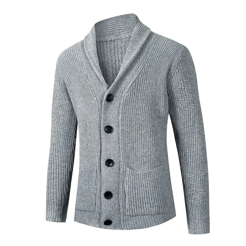 New Men's Sweaters Turn Down Collar Knitted Cardigan Men Solid Color Single Breasted Casual Knitwear Sweatercoat Men Cardigan
New Men's Sweaters Turn Down Collar Knitted Cardigan Men Solid Color Single Breasted Casual Knitwear Sweatercoat Men Cardigan