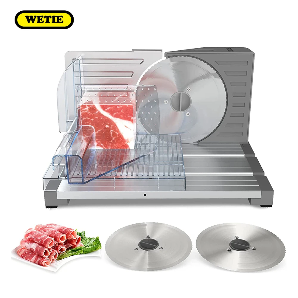 WETIE MS1 Meat Slicer Cutting Machine Electronic Slicing Thickness & Time Adjustment Meat Food Sausage Potato Bread Slicer
WETIE MS1 Meat Slicer Cutting Machine Electronic Slicing Thickness & Time Adjustment Meat Food Sausage Potato Bread Slicer