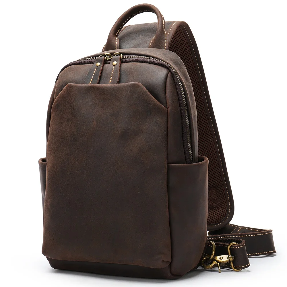 MVA Chest Bag Men's Crossbody Small Bag New Crazy Horse Skin Men's Bag Business Commuter One-shoulder Phone Wallet Pack
MVA Chest Bag Men's Crossbody Small Bag New Crazy Horse Skin Men's Bag Business Commuter One-shoulder Phone Wallet Pack