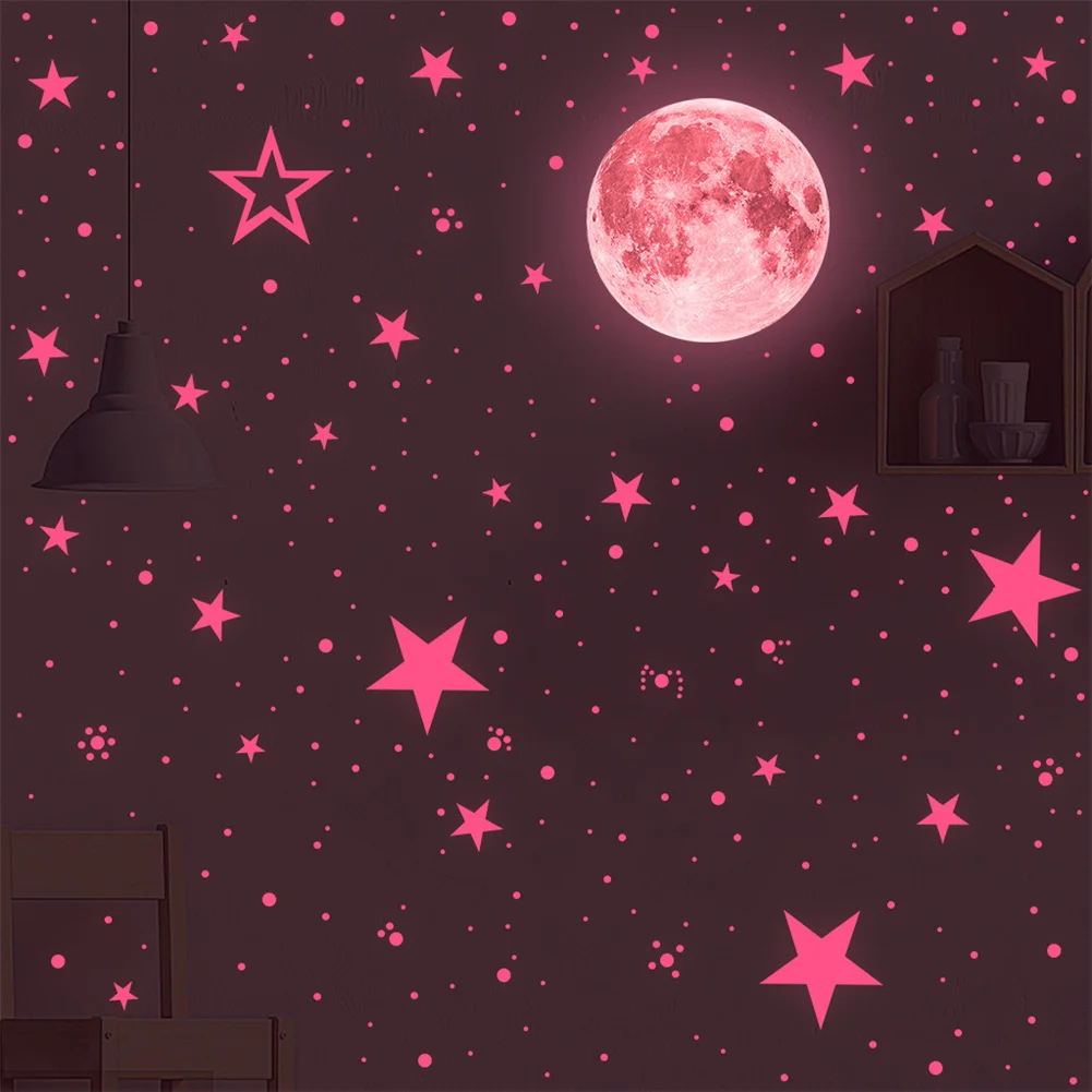 NEW Arrival 435pc Luminous Star Moon Dot 3D Wall Sticker Kids Baby Rooms Living Room Glow In The Dark Home Decorations Stickers
NEW Arrival 435pc Luminous Star Moon Dot 3D Wall Sticker Kids Baby Rooms Living Room Glow In The Dark Home Decorations Stickers
