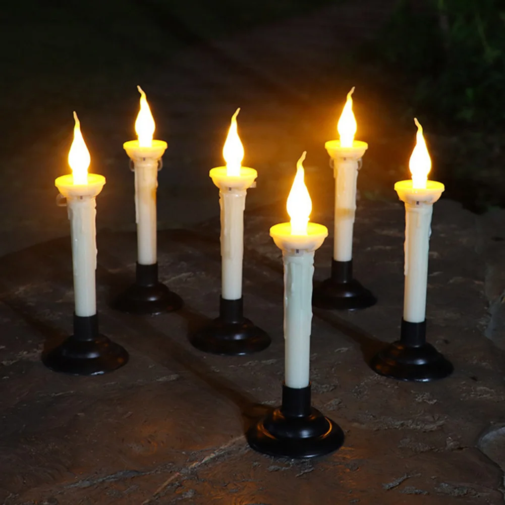 4pcs Solar Candles Lamp with Candlesticks Holders Dual Purpose Candle Decor Light Waterproof Optical Sensor Wedding Party Decor
4pcs Solar Candles Lamp with Candlesticks Holders Dual Purpose Candle Decor Light Waterproof Optical Sensor Wedding Party Decor