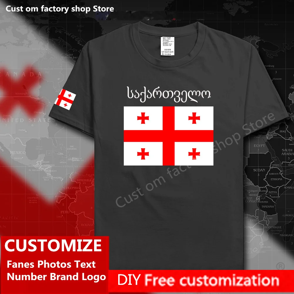 Georgia Cotton T shirt Custom Jersey Fans DIY Name Number Brand LOGO High Street Fashion Hip Hop Loose Casual T-shirt
Georgia Cotton T shirt Custom Jersey Fans DIY Name Number Brand LOGO High Street Fashion Hip Hop Loose Casual T-shirt