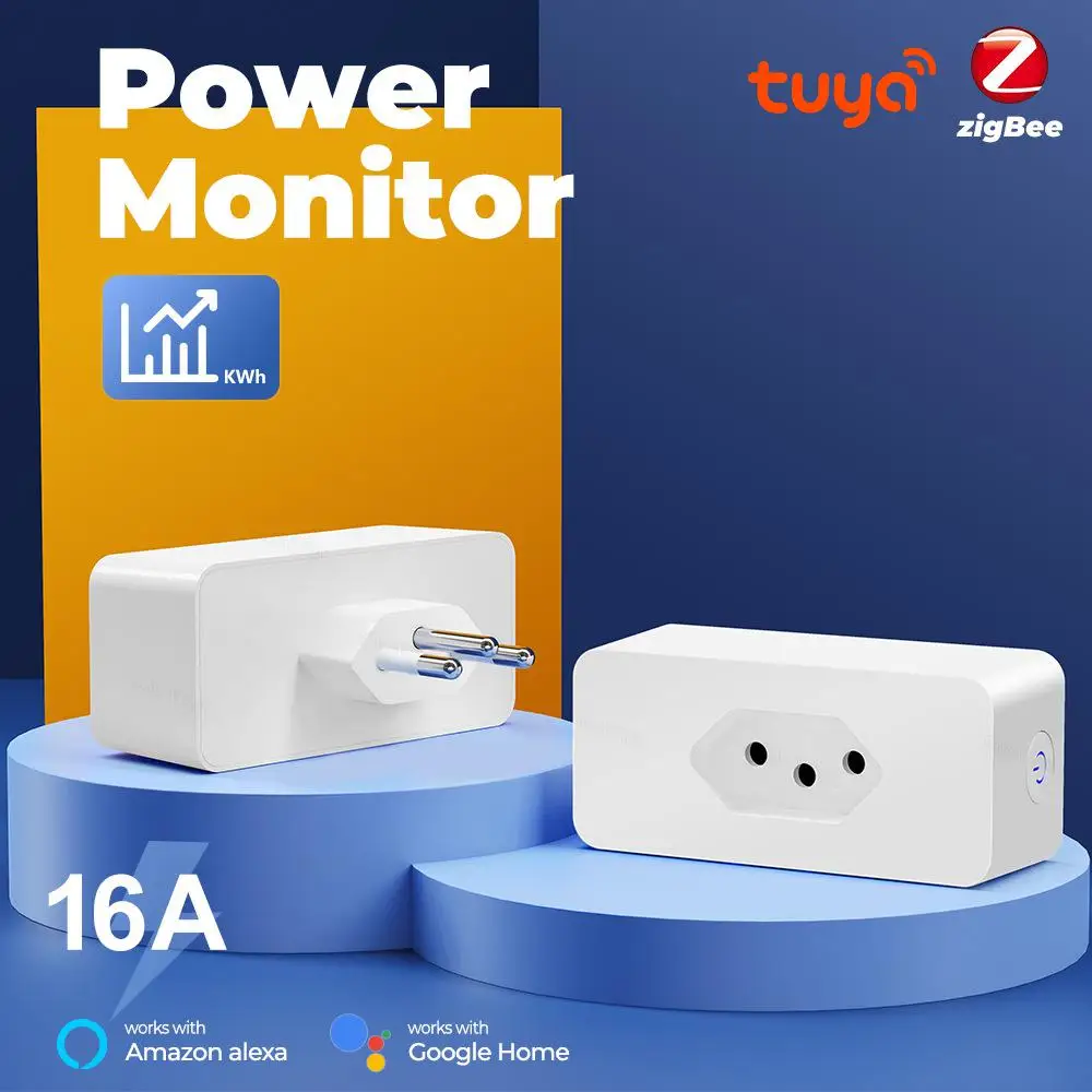 Zigbee Socket Timing Wireless 16a Brazil Plug Tuya Voice Control Work With Alexa Google Home Power Monitor Socket New Smart Home
Zigbee Socket Timing Wireless 16a Brazil Plug Tuya Voice Control Work With Alexa Google Home Power Monitor Socket New Smart Home