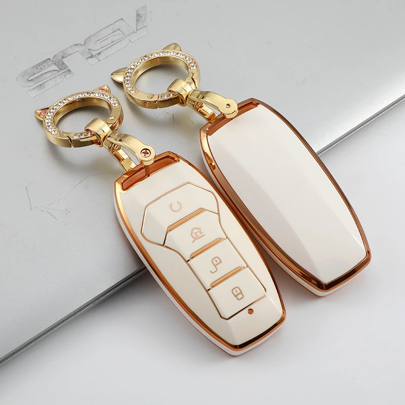 TPU Car Smart Key Cover Case Bag for BYD Tang Second Generation Song Pro QIn Protective Fob Case Bag Keychan Accessories
TPU Car Smart Key Cover Case Bag for BYD Tang Second Generation Song Pro QIn Protective Fob Case Bag Keychan Accessories
